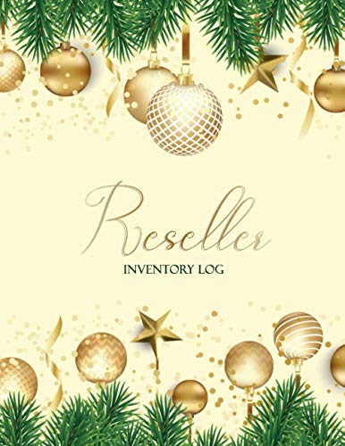 Christmas Reseller Inventory Log: Keep Track of Your Items for Online Clothing Resellers. Notebook For Online Fashion Clothing Reseller in Poshmark, Ebay or Mercari