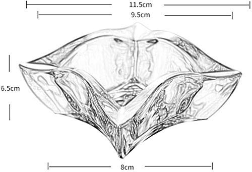 Cigarrillos Cenicero for interiores o exteriores de los fumadores must-have - hotel de la oficina de la personalidad multifunción de cristal de cristal claro de Cenicero, Cenicero for caballero y seño