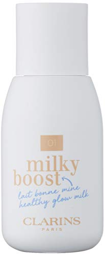 CLARINS Milky Boost Leche Maquillaje 01 1UN Unisex Adulto, Negro, Estándar