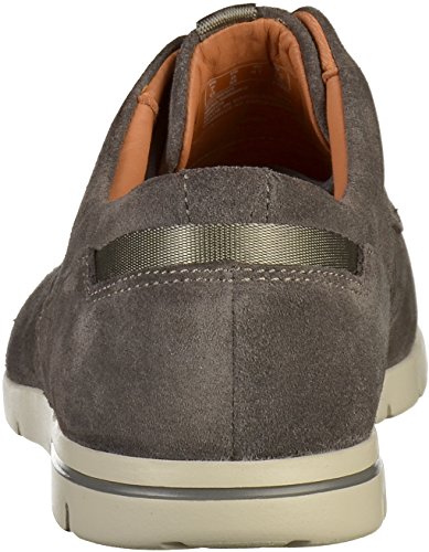 Clarks Vennor Walk, Zapatos de Cordones Derby para Hombre, Gris (Grey Suede-), 43 EU