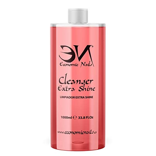 Cleaner Extra Shine 1000 ml Economic Nails | para esmaltado permanente y uñas de gel | Eliminar la Capa Adhesiva