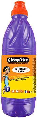 Cleopatre - PGBB1-18 - Pintura Guache Nefertari BaBy - Frasco de 1 litro - Morado