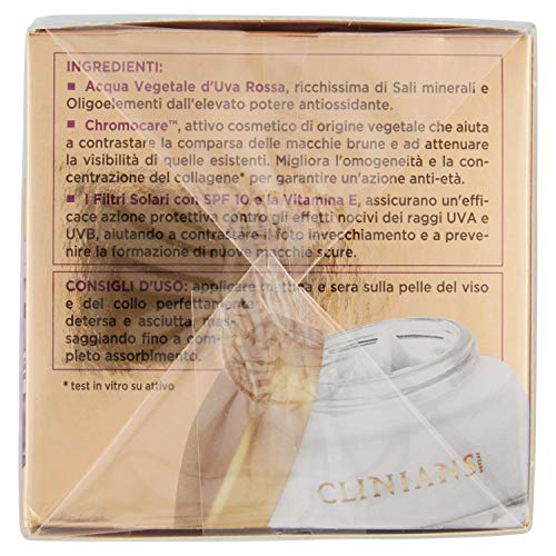 CLINIANS SUBLIME BEAUTY tratamiento antimanchas - efecto uniformador para pieles maduras, con agua de uva, 50mL