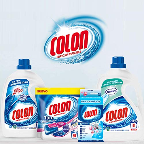 Colon Limpialavadoras - Limpiador de lavadora y antiolor - pack de 2 usos