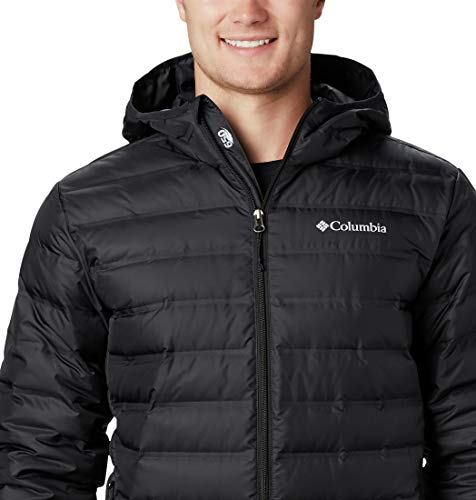 Columbia Lake 22 Chaqueta de Plumas con Capucha, Hombre, Negro, M