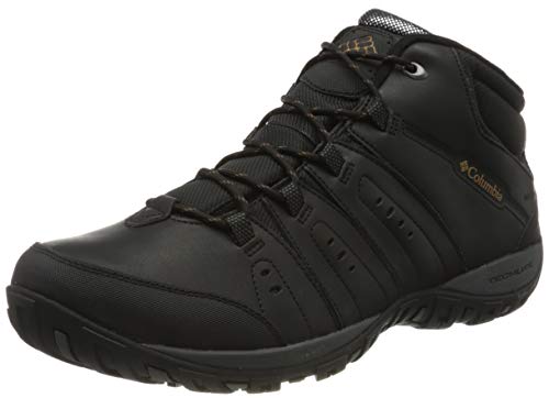 Columbia Peakfreak Nomad Chukka WP Omni-Heat Zapatos hombre , Negro(Black, Goldenrod), 44 EU