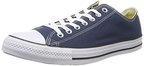 Converse Chuck Taylor All Star Ox, Zapatillas para Mujer, Azul (Navy), 41 EU