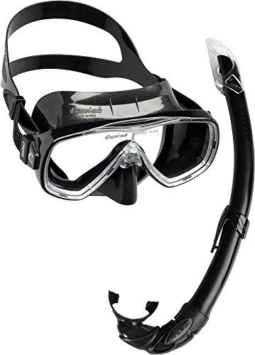 Cressi Onda Mare Pack de Snorkel, Unisex, Negro, Talla Única