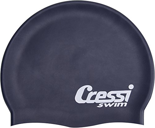 Cressi Silicone Cap Gorro de baño, Unisex Adulto, Azul Oscuro, Uni