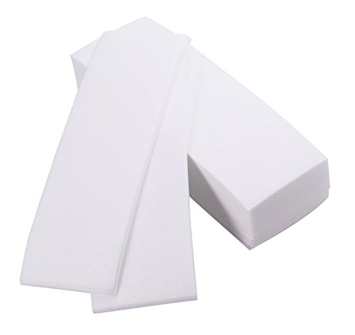 Crisnails - Bandas de Papel para Depilación con Cera, 1 Paquete (100 Unidades)