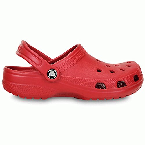 Crocs Classic Clog, Zuecos Unisex Adulto, Rojo (Pepper 6EN), 45/46 EU