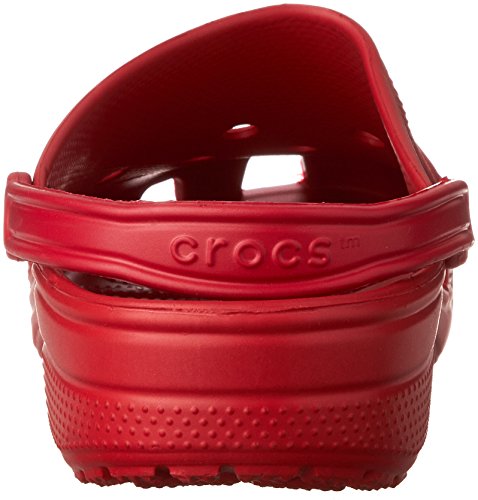 Crocs Classic Clog, Zuecos Unisex Adulto, Rojo (Pepper 6EN), 45/46 EU