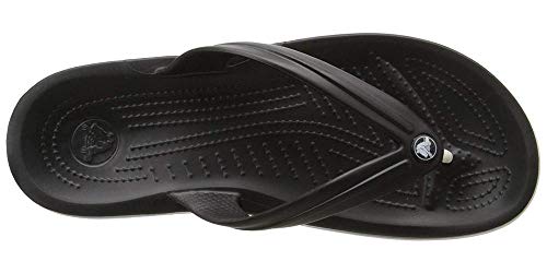 Crocs Crocband Flip, Chanclas Unisex-Adult, Black, 45/46 EU