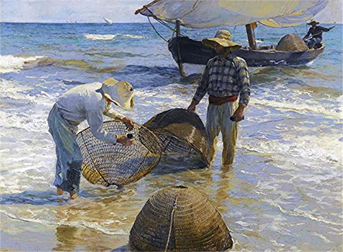 Cuadro Canvas Pescadores valencianos de Joaquín Sorolla y Bastida