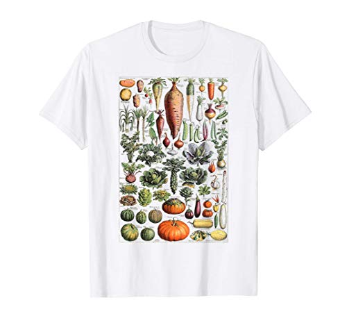 Cuadro de identificación de vegetales de cocina Camiseta