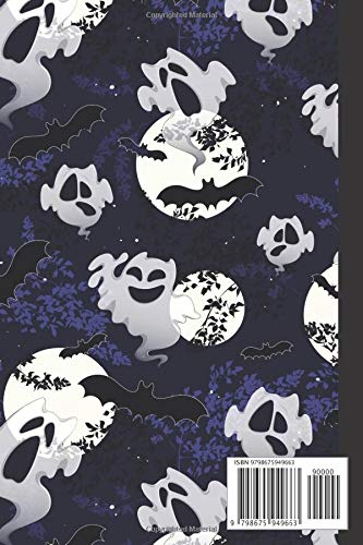 Cute Ghosts Composition Notebook: Fun And Spooky Novelty Halloween Inspired Notebooks For Kids (College-Ruled)