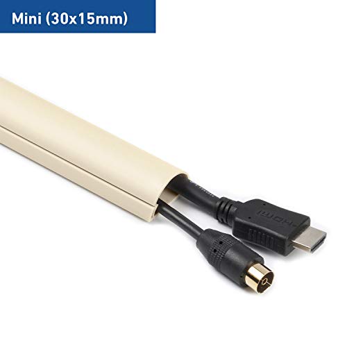 D-Line Mini 1M3015M | Canaletas para cables | 1 metro - Magnolia
