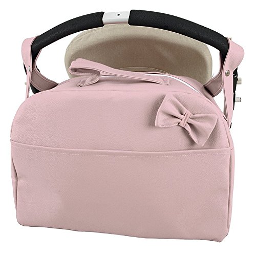 Danielstore. Bolso Lactancia Polipiel carro bandolera. NUEVO Color Rosa maquillaje