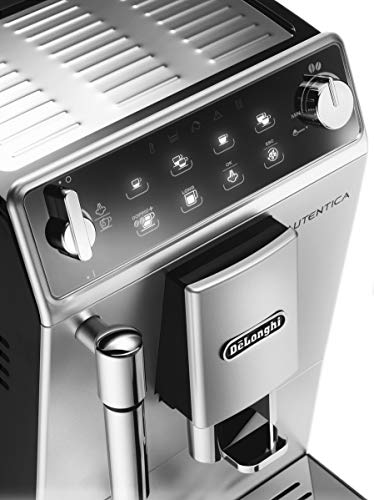 De'Longhi ETAM29.510.SB Cafetera súper automática, con panel táctil, 1450 W, 1.3 L, 15 bareses, acero inoxidable, plata