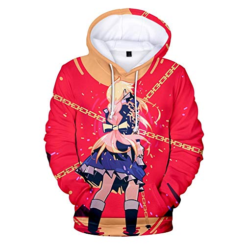 Desconocido Unisex Anime Sword Art Online Sudadera con Capucha Pareja Deportes Casual Chaqueta con Capucha Rojo M