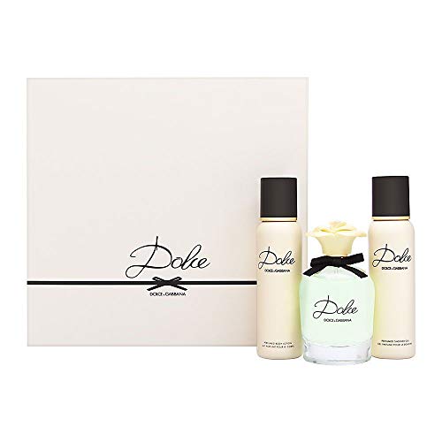 D&G Set Perfume Mujer 3 Piezas Dolce Woman Set Edp 75 ml + B/L 100 ml + S/G 100 ml