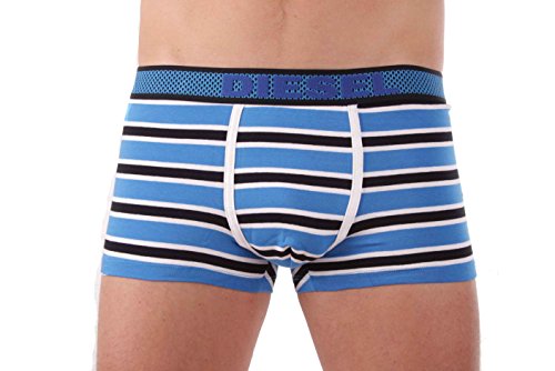 Diesel boxeadores masculina ropa UMBX-Shawn árbol 3 Pack (Small, Azul)