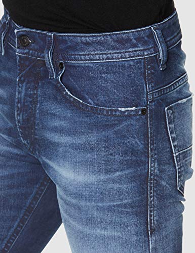 Diesel Thommer-x L.32 Jeans, 01 Blue Denim, De 40/42 (Us 31/32) para Hombre