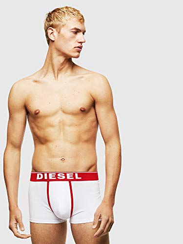 Diesel UMBX-DAMIENTHREEPACK, Calzoncillo para Hombre, Multicolor (Bright White/Chinese Red/Black E4119/0jkkc), M, Pack de 3