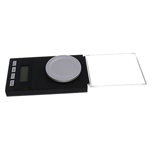 Digital Milligram Pocket Scale 50g / 0.001g Pro Jewelry Lab Carat Powder Scale Con Retroiluminación Pantalla LCD Auto Apagado Función De Tara