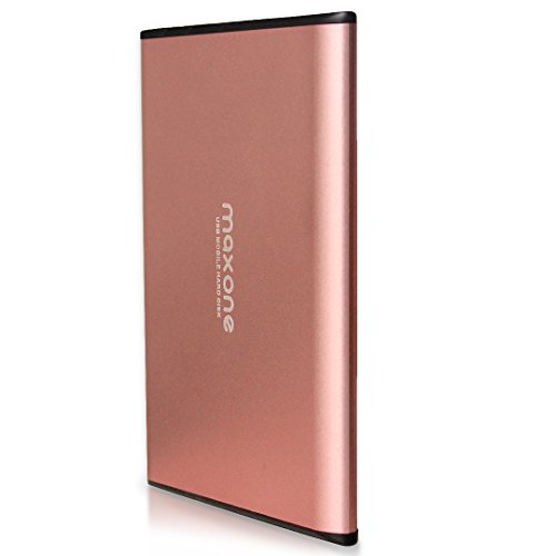 Disco Duro Externo portátil de 2,5" Ultra Delgado USB 3.0 para Ordenador portátil/Escritorio/Xbox One/PS4 (2TB, Rose Pink)