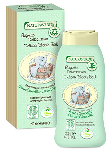 Disney Baby Bio Baño Corporal y Capilar Delicado con Extractos de Avena y Manzanilla Dumbo - 200 ml