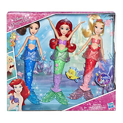 Disney Princess Ariel y Hermanas Pack, Multicolor (Hasbro E5052EU4)