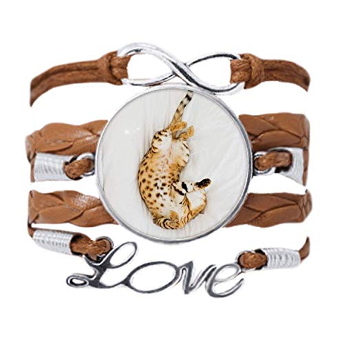 DIYthinker - Pulsera con cadena de amor, diseño de oceloto