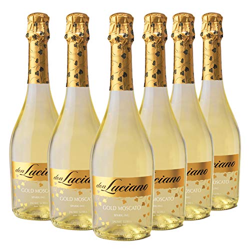 Don Luciano Chartmat Vino Espumoso Natural - Pack de 6 Botellas x 750 ml