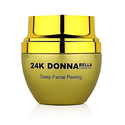 Donna Bella cosméticos – 24 K oro profundo peeling facial – Promueve Juvenil piel y estimula el crecimiento Colágeno