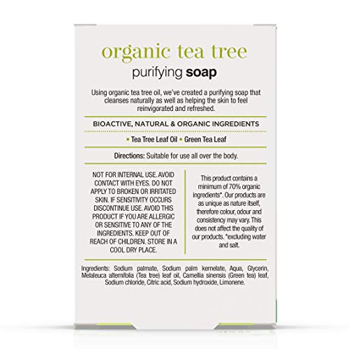 Dr Organic- Tea Tree Jabón 100 gr