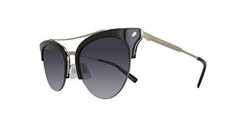 DSQUARED2 Dq0252-01B-Schwarz Gafas de sol, Negro (Schwarz), 56.0 para Mujer