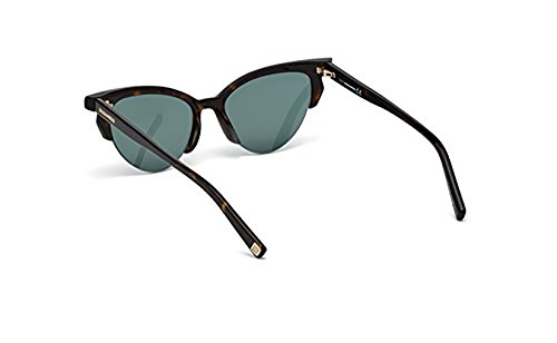 DSQUARED2 DQ0298 52N 51 Monturas de gafas, Marrón (Avana ScuraVerde), 51.0 Unisex Adulto