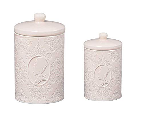 Duo de 2 macetas de algodón Cachemira nude – Composición: cerámica pequeño modelo: 8,5 x 15 cm grande: 10,5 x 18,5 cm – Color rosa nuda