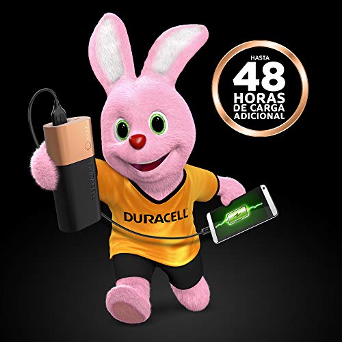 Duracell Powerbank 6700 mAh, batería externa de carga rápida para smartphones y dispositivos con alimentación USB