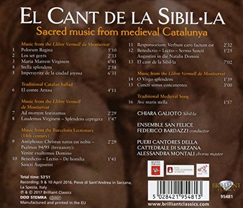 El Cant de la Sibilla: Sacred Music from medieval Catalunya