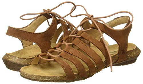 El Naturalista Wakataua, Sandalias con Punta Abierta para Mujer, Marrón (Wood Wood), 38 EU