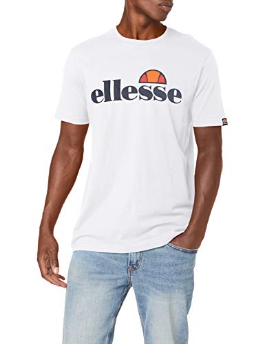 Ellesse SL Prado Sr Camiseta de Manga Corta, Hombre, Blanco (White), S