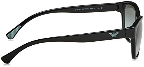 Emporio Armani 0EA4080 Gafas de sol, Black, 57 Unisex-Adulto
