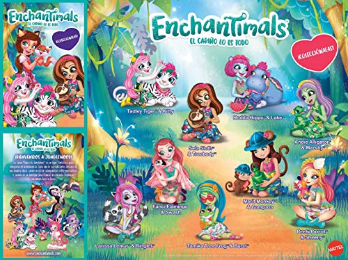 Enchantimals Bree Bunny y Twist, muñeca con mascota (Matty FXM73)