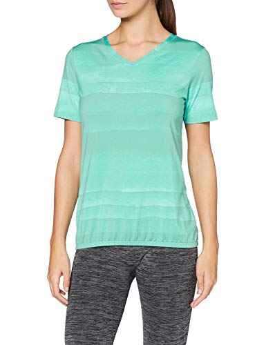 ENERGETICS Cass, Camiseta para Mujer, Verde (Mint Dark), M (Talla del fabricante : 38)