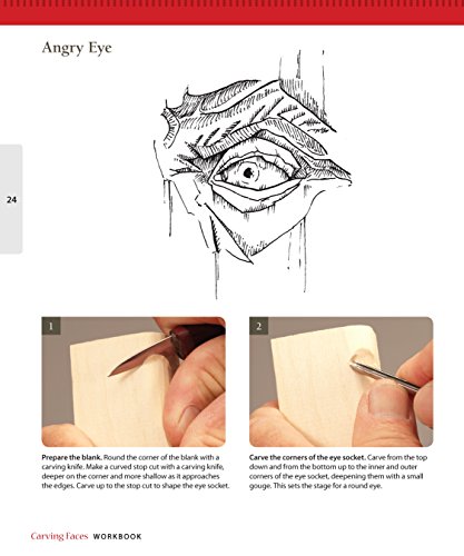 Enlow, H: Carving Faces Workbook: Learn to Carve Facial Expressions with the Legendary Harold Enlow