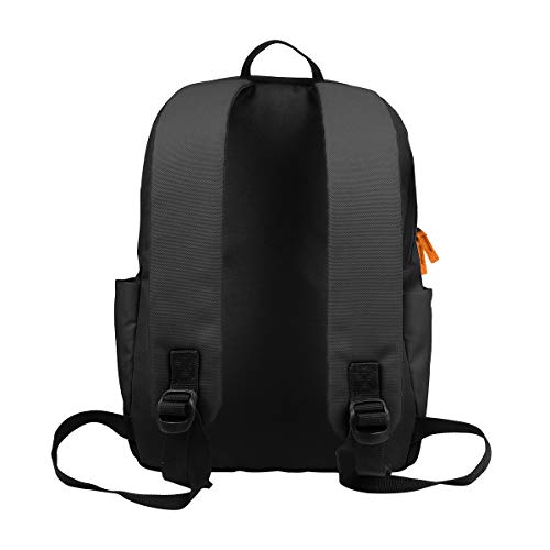 Eono Essentials - Mochila Ultraligera Resistente al Agua, Ideal para Viajes y Actividades al Aire Libre, para Hombre, Mujer y niño (10 L) (Negro)