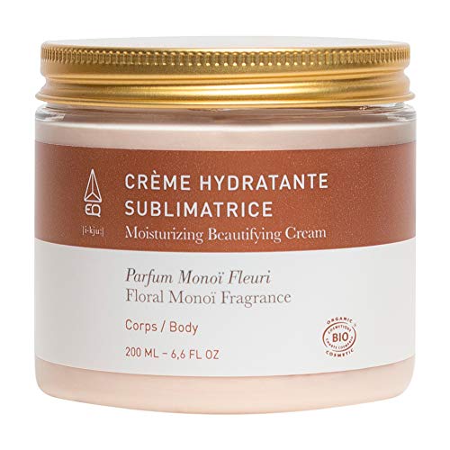 EQ | Crema Hidratante Orgánica - Cuidado Corporal Nutritivo con Monoi de Tahiti - Sublime, hidrata y calma - Fragancia Exótica - Ingredientes 100% Naturales - 200 ml