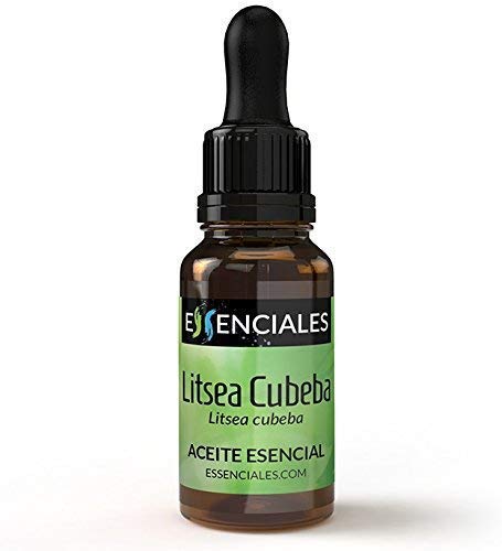 Essenciales - Aceite Esencial de Litsea Cubeba/May Chang, 100% Puro, 30 ml | Aceite Esencial Litsea Cubeba/May Chang